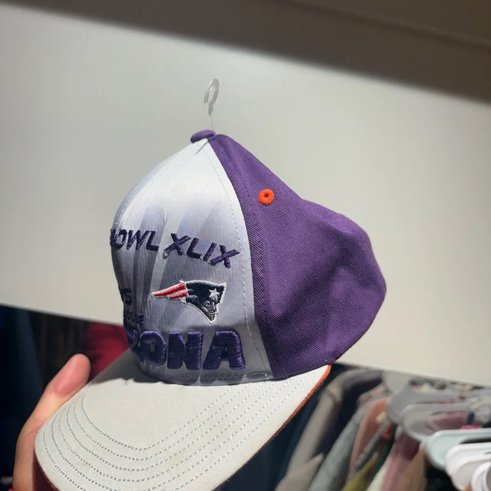 New Era Super Bowl XLIX Cap - Purple and White
